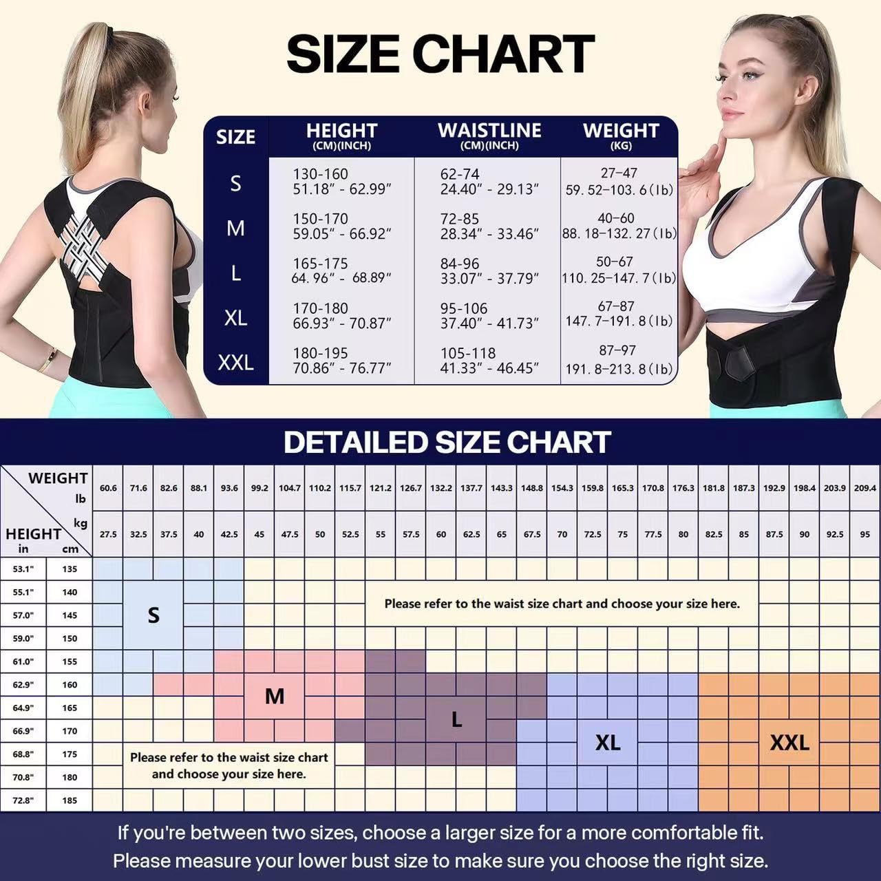 Posture Corrector for Women and Men, Adjustable Shoulder Posture Brace, Back Straightener Posture, Used for Middle and Upper Spine